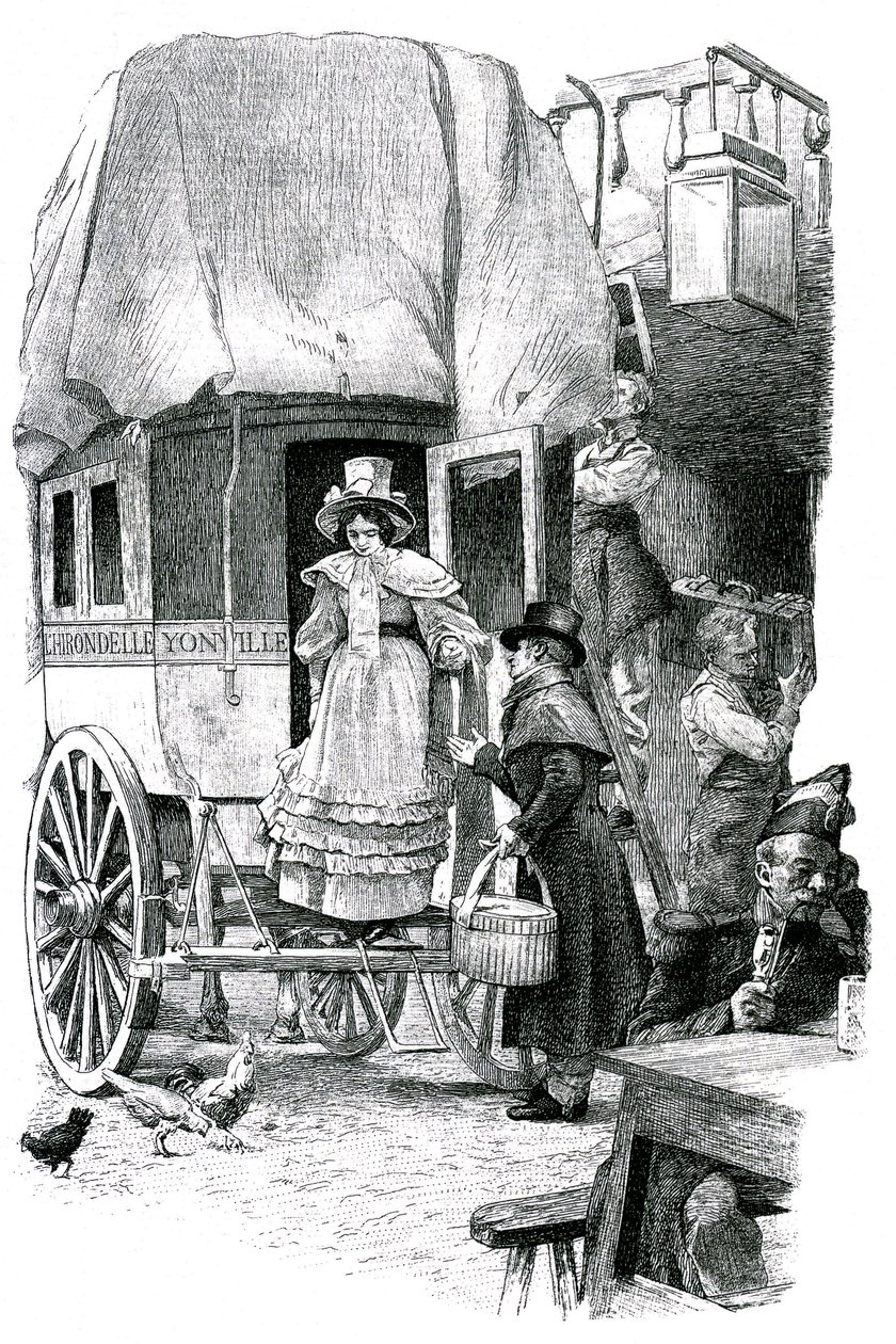 Madame Bovary, illustration til Gustave Flauberts roman af Unknown artist