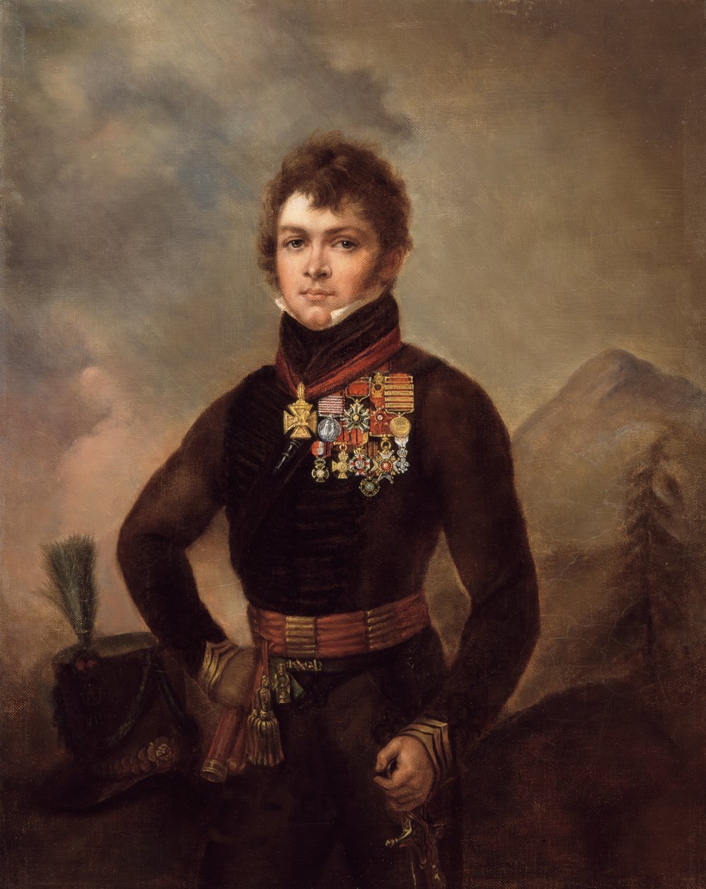 Major Sir John Scott Lillie, 7. Cacadores, portugisisk hær, 1820 ca. af Unknown