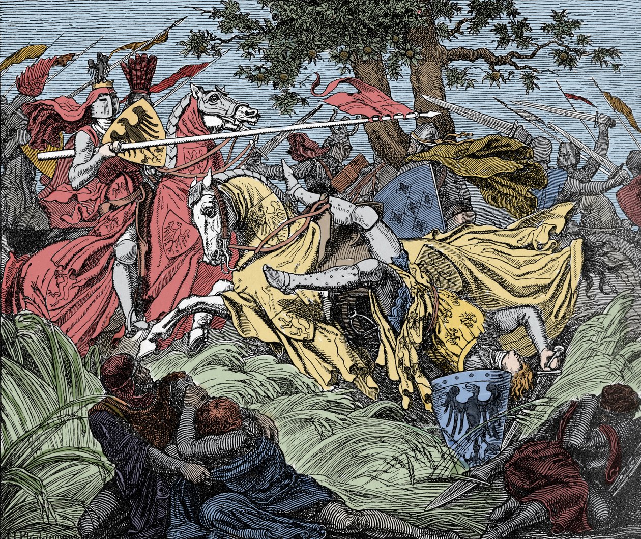 Manfred Killed in Battle - Battle of the Benevent (26. februar 1266): Manfred I
