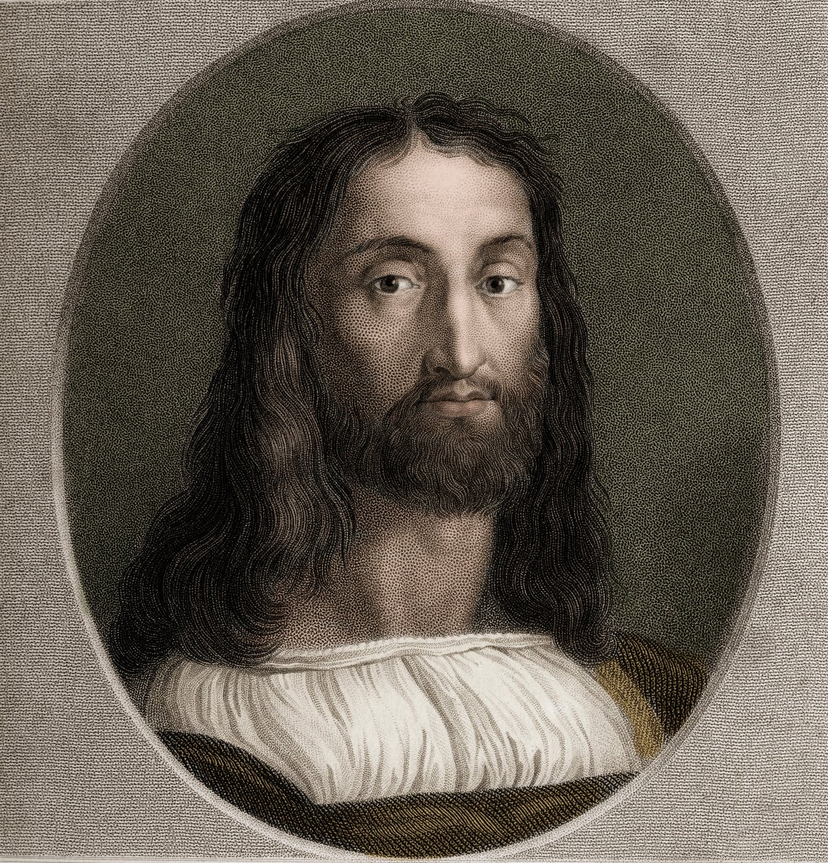 Marcantonio Raimondi eller Marc Antoine eller Marcantonio - Marcantonio Raimondi (c1480-c1534), italiensk gravør - gravering - 1800-tallet af Unknown artist