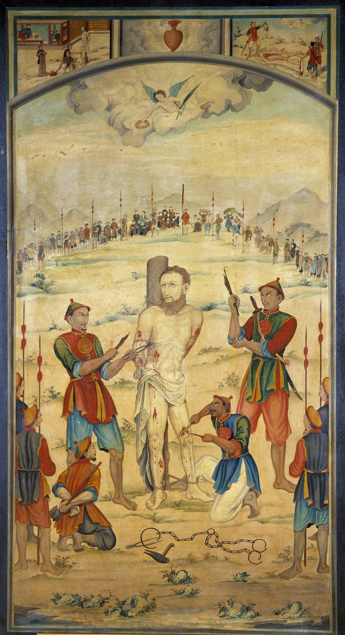 Martyrium af Blessed Marchand Cochinchine af Unknown artist