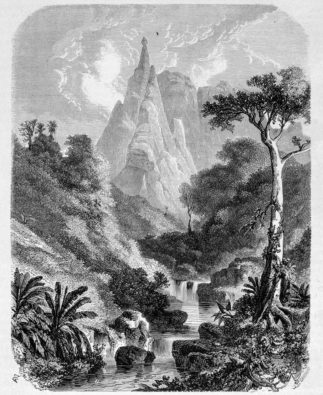 Mauritius: Peter-Booth - i "" Le Tour du Monde", 2. uge 1861 af Unknown artist