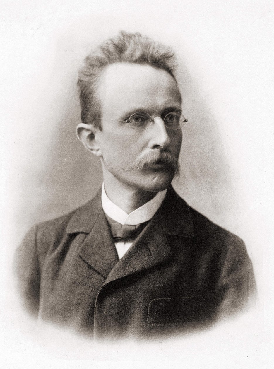 Max Planck. Tysk fysiker (1858-1947) af Unknown artist