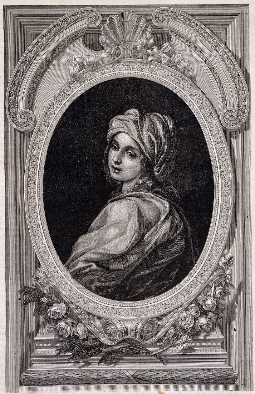 Medaljonportræt af pave Jeanne - i "Histoire des popes"" af Maurice Lachatre af Unknown artist