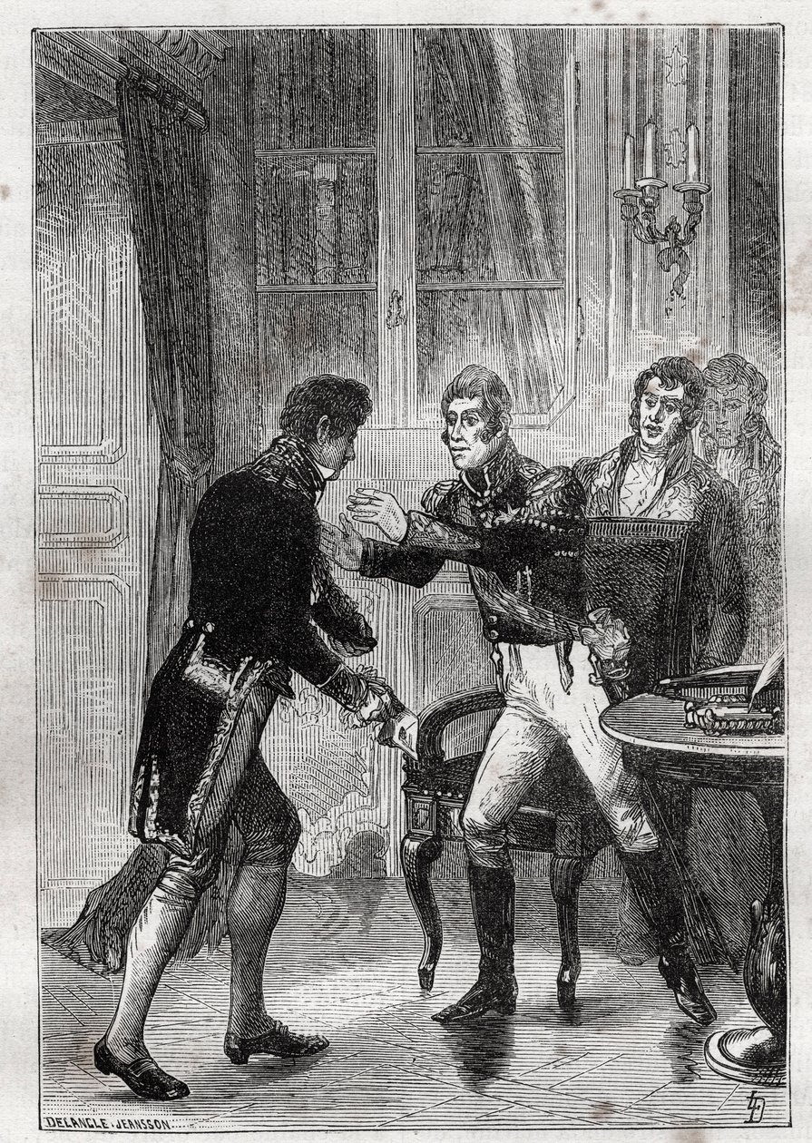 Møde mellem Charles Lemercier de Longpre (1778-1854), Baron d