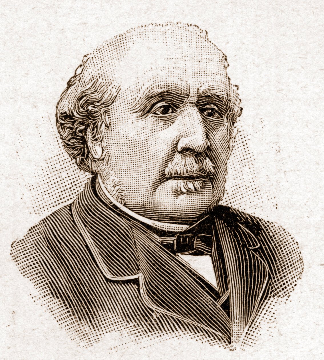 Medlemmer af Academy Francaise i 1895: portræt af Albert, hertug af Broglie (1821-1901), fransk historiker og politiker. af Unknown artist