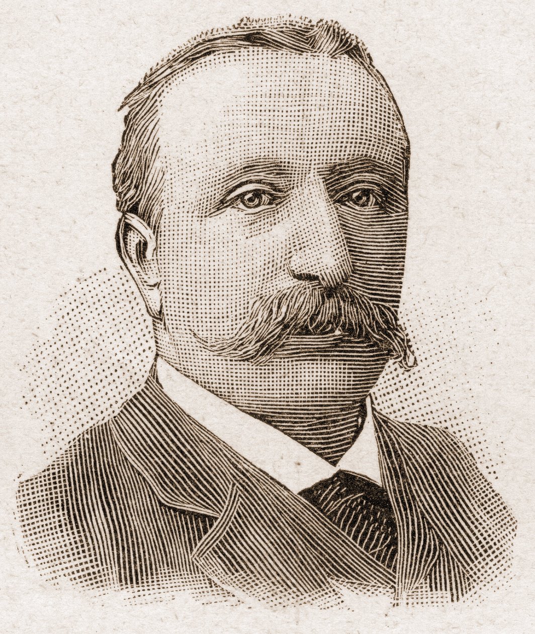 Medlemmer af Academy Francaise i 1895: portræt af Albert Sorel (1843-1906), fransk historiker. af Unknown artist