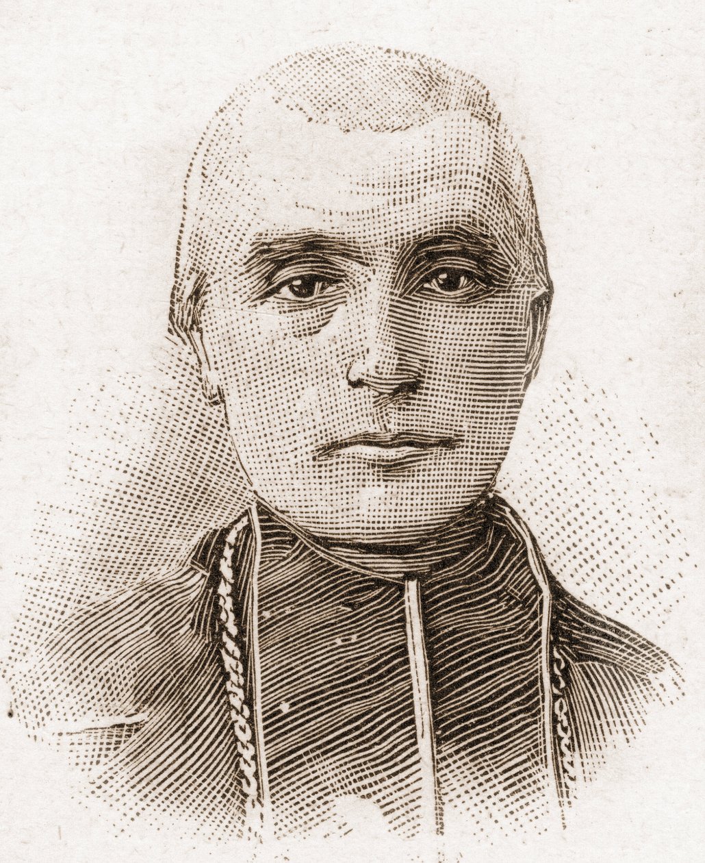 Medlemmer af Academy Francaise i 1895: portræt af kardinal Adolphe Perraud (1828-1906), fransk eveque og historiker. af Unknown artist