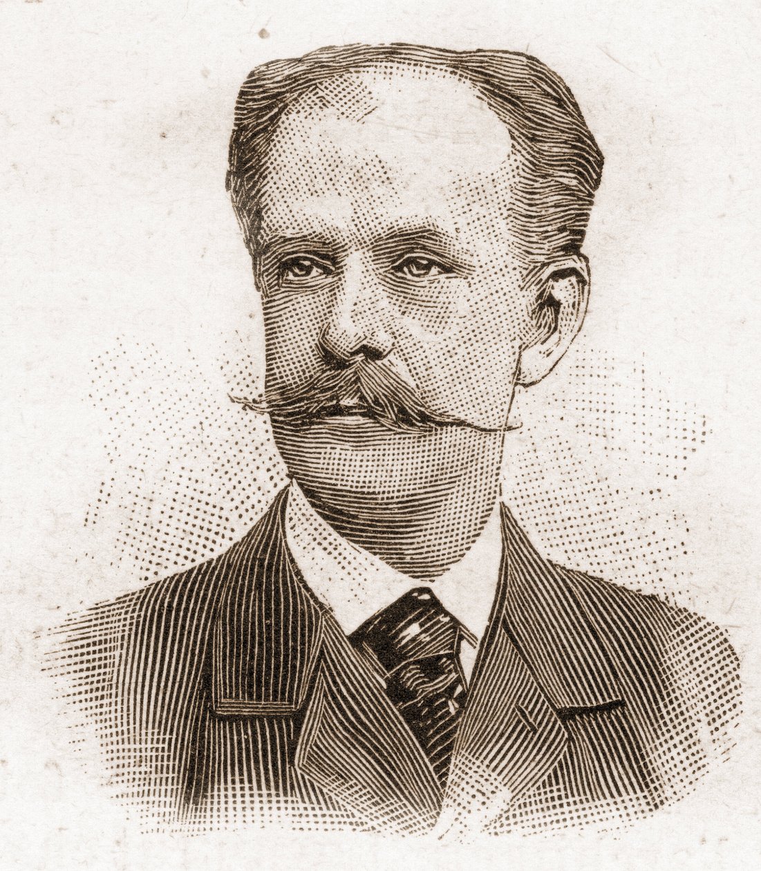 Medlemmer af Academy Francaise i 1895: portræt af Paul Gabriel Othenin d