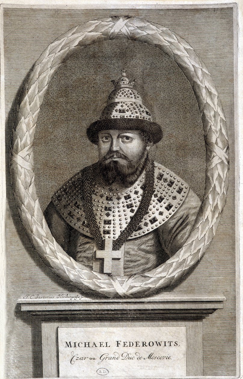 Michael Federowits, zar eller storhertug af Moskva. af Unknown artist