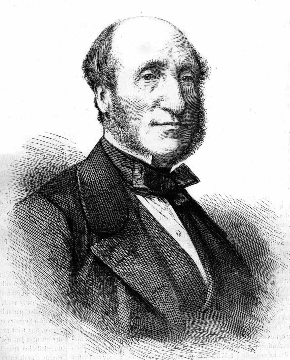 Michel Chevalier. Fransk økonom og politiker (1806 til 1879). af Unknown artist