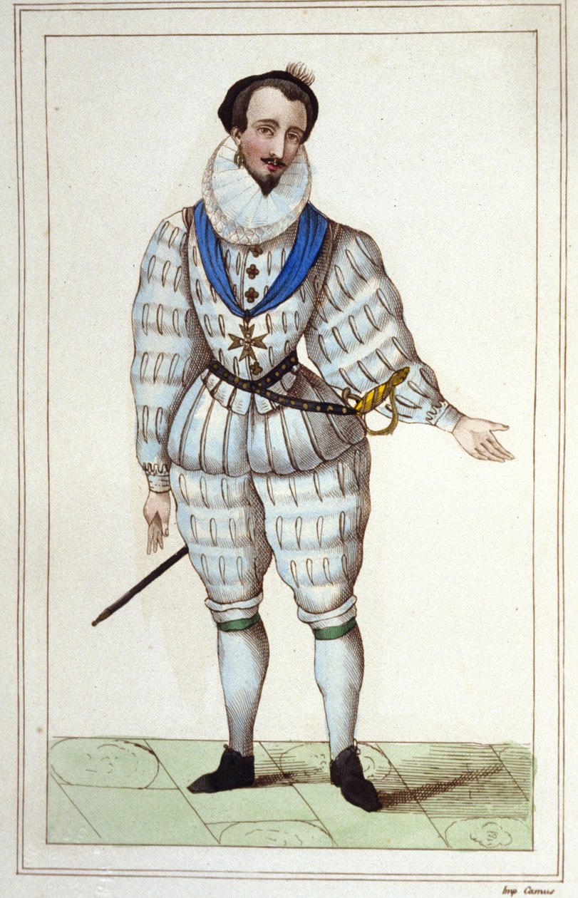 Mignon af Henri III. stik fra 1830 af Unknown artist