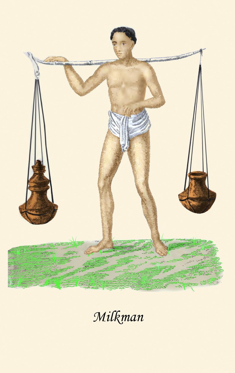 Mælkemand af Unknown Artist