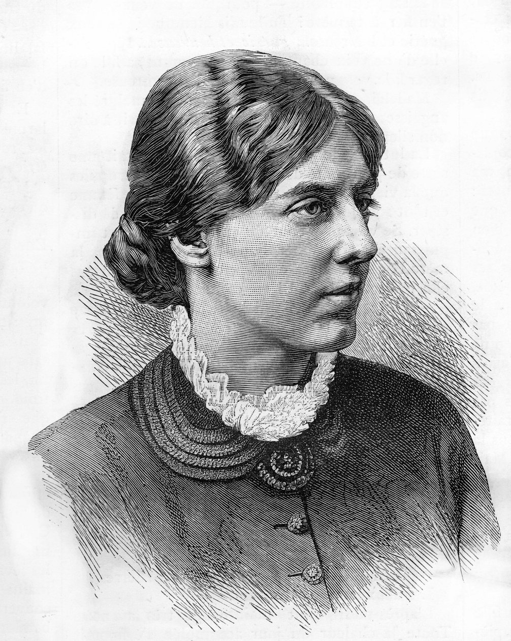 Miss Kate Booth, marskal fra Frelsens Army. af Unknown artist