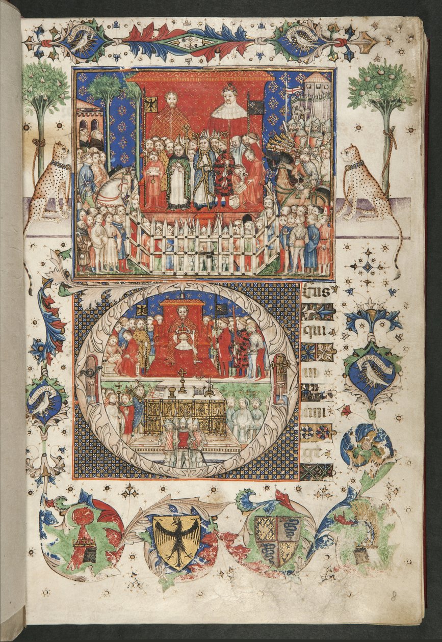 Missal af Gian Galeazzo Visconti, side 8 af Unknown