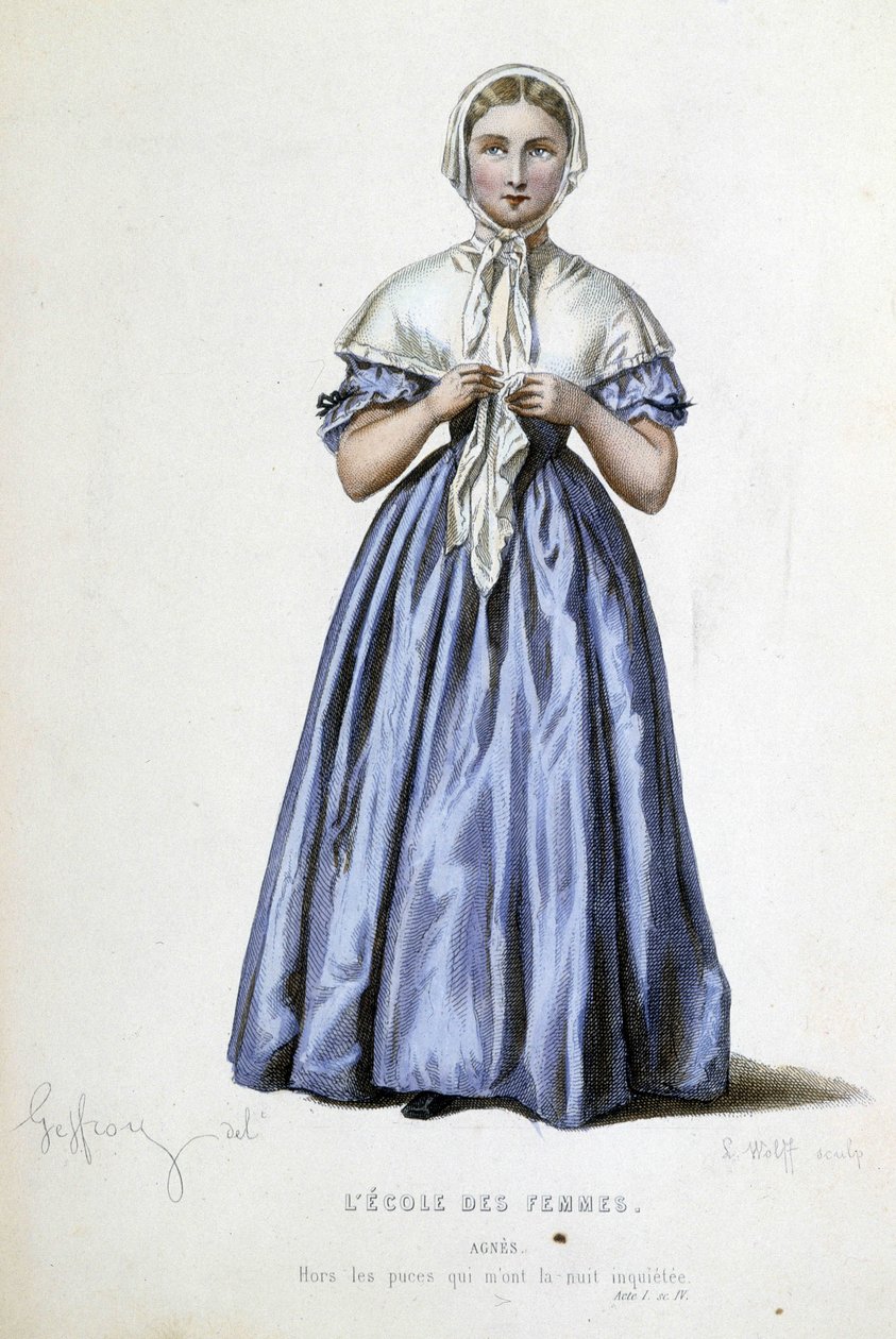 Molière Kvindeskole: Agnès af Unknown artist