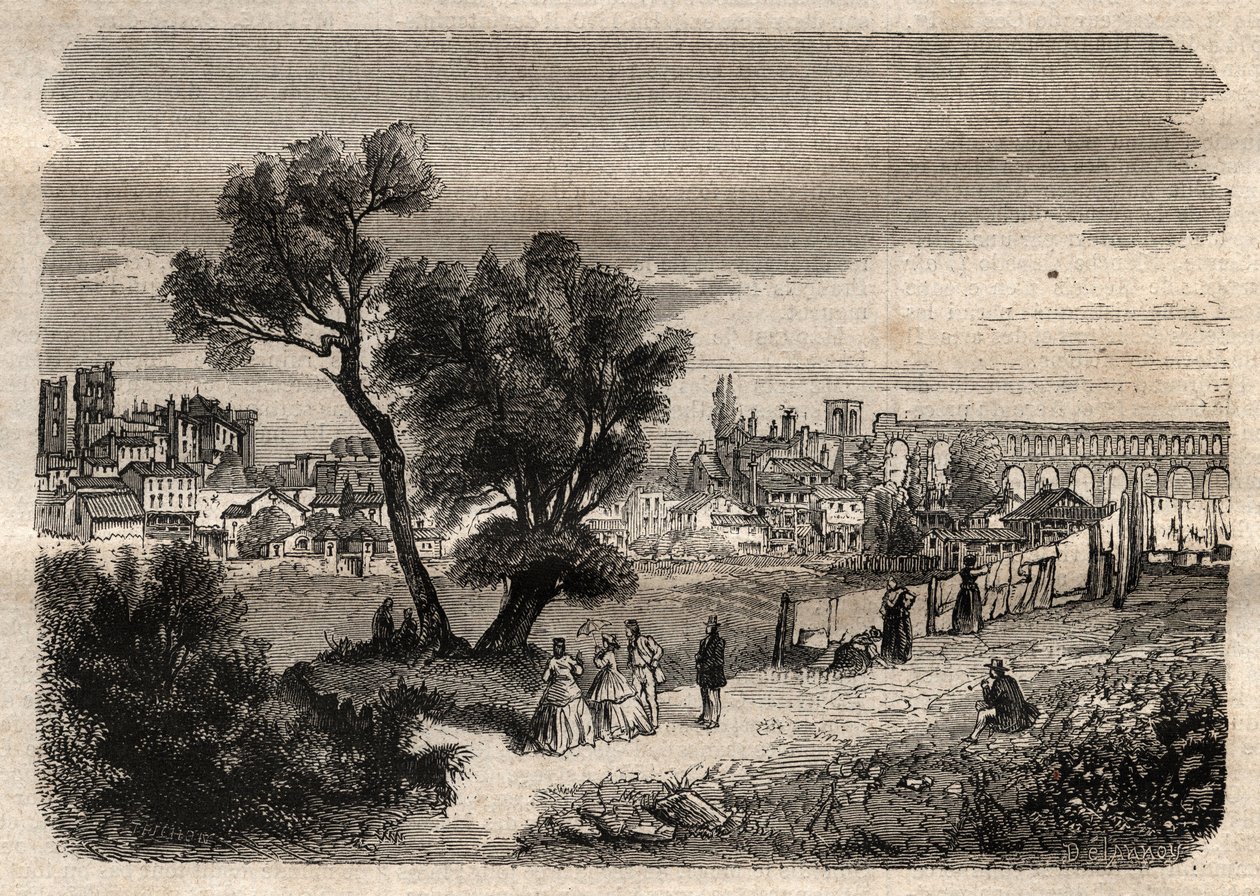 Montpellier i det 19. århundrede - Montpellier i det 19. århundrede - af Unknown artist