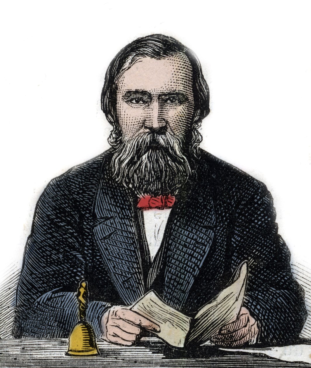 Moritz Lazarus - engelsk filosof, psykolog (1824-1903) - af Unknown artist