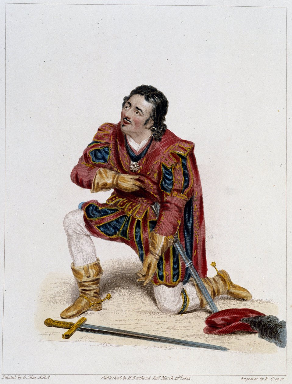 Mr. Kean som Gloster i Shakespeares "Richard III", deb. 19. århundrede af Unknown artist