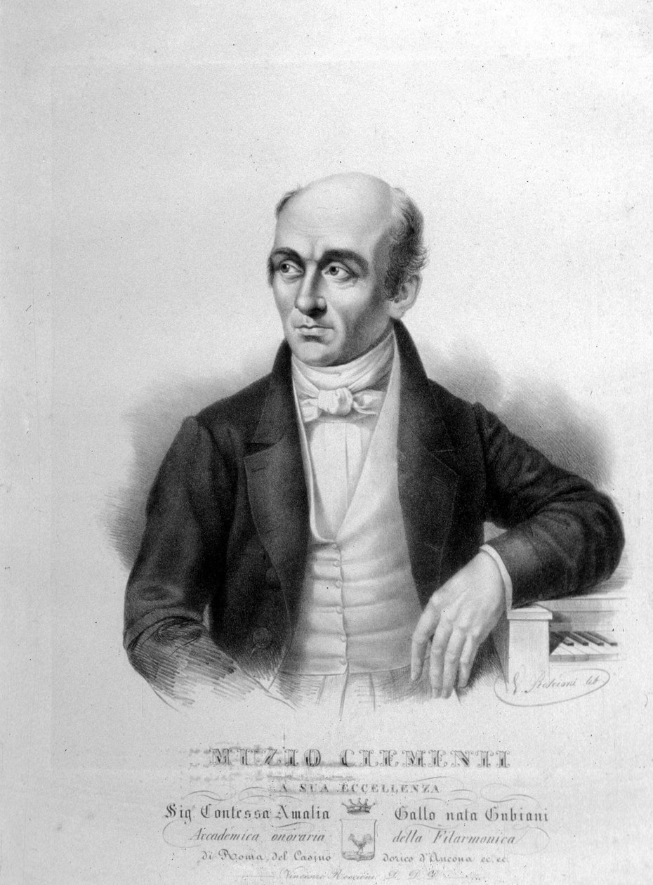 Muzio Clementi (1752-1832), italiensk pianist og komponist af Unknown artist
