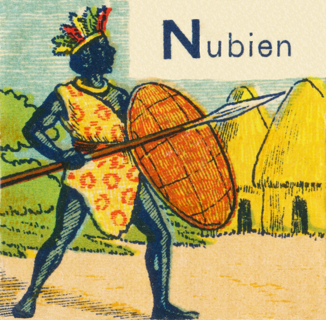 N som nubisk af Unknown artist