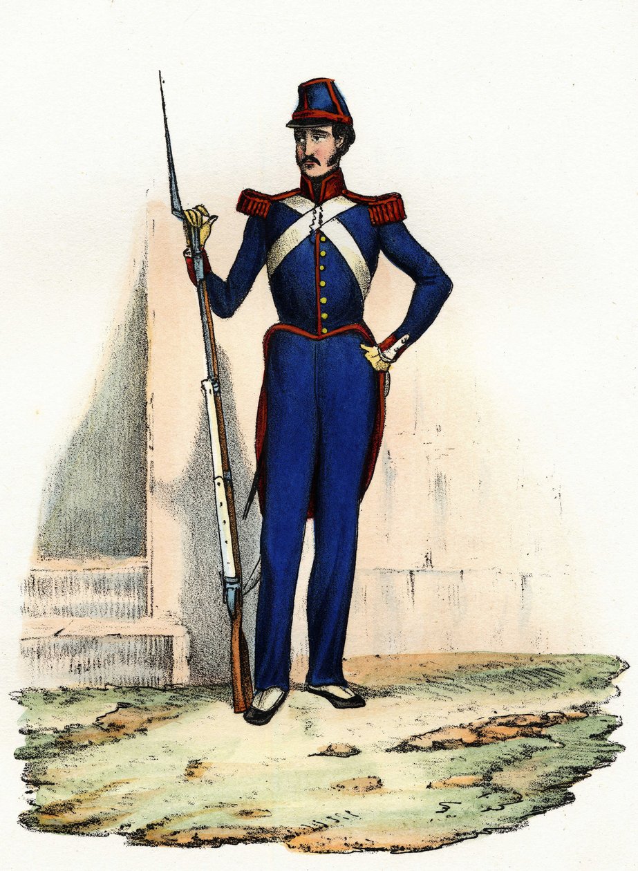 Nationalgarden eller African Militia of Algier, oprettet i 1830 af general Clausel fra den franske hær i Afrika, for at sikre orden i byen. I "" Storia d