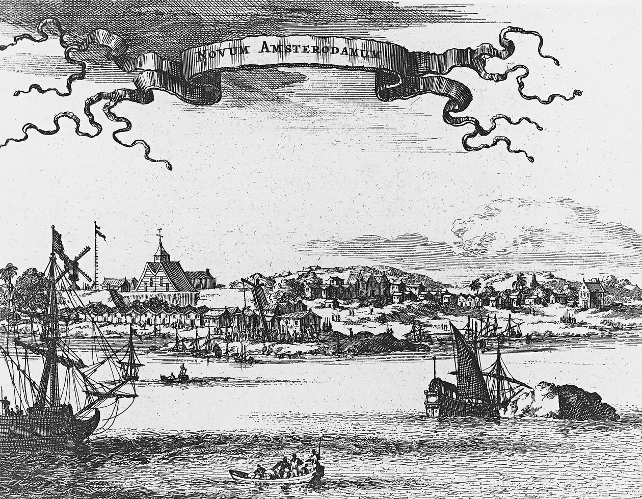 New Amsterdam (New York), gravering af Unknown artist