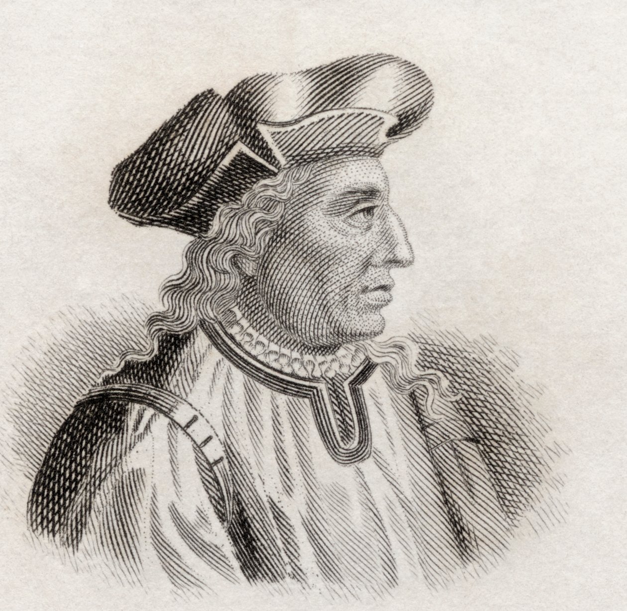 Niccolo di Bernardo dei Machiavelli af Unknown artist