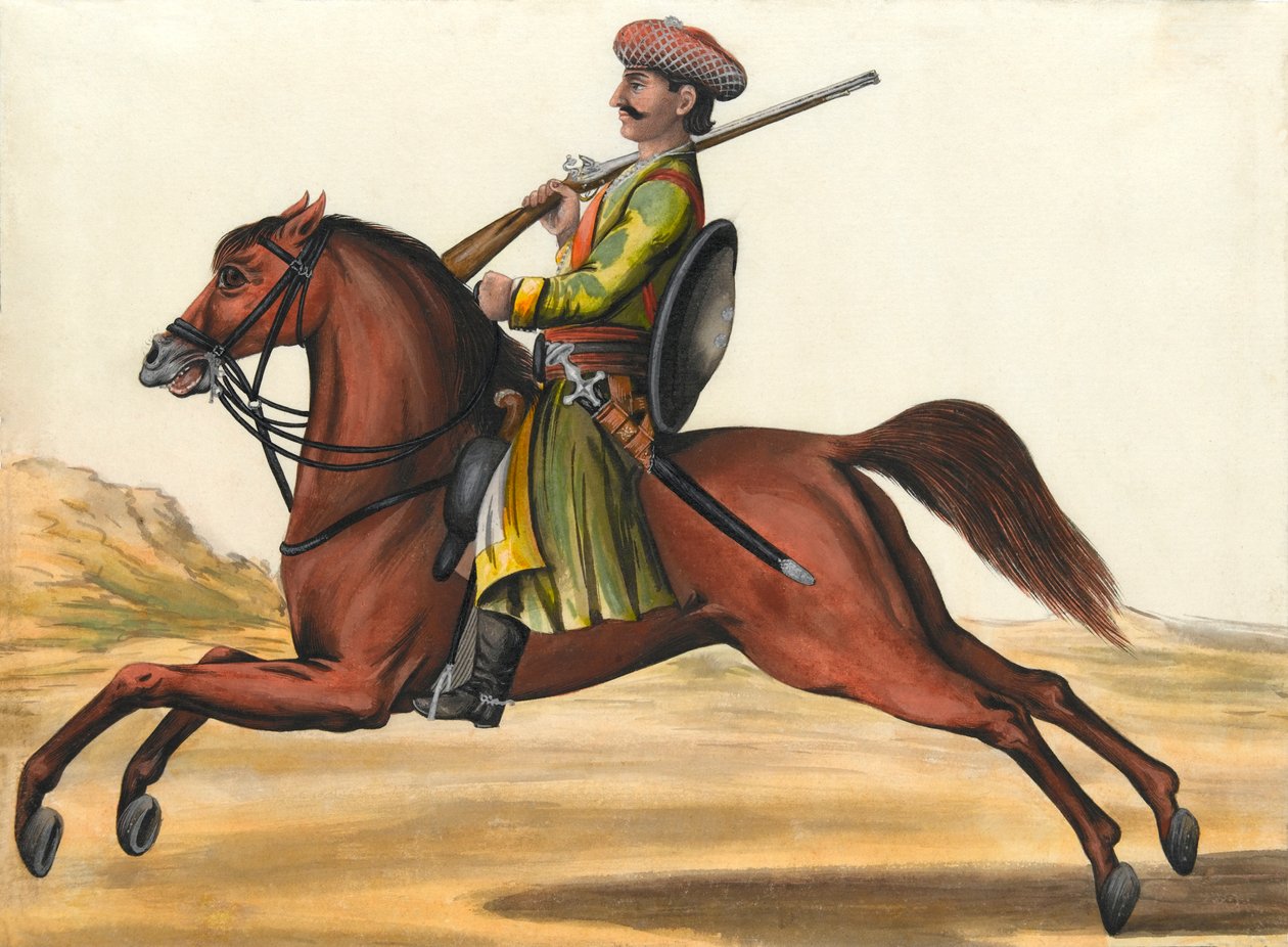 ?Et af de indfødte kavaleri i Nawaab?s tjeneste?, 1780 ca. af Unknown