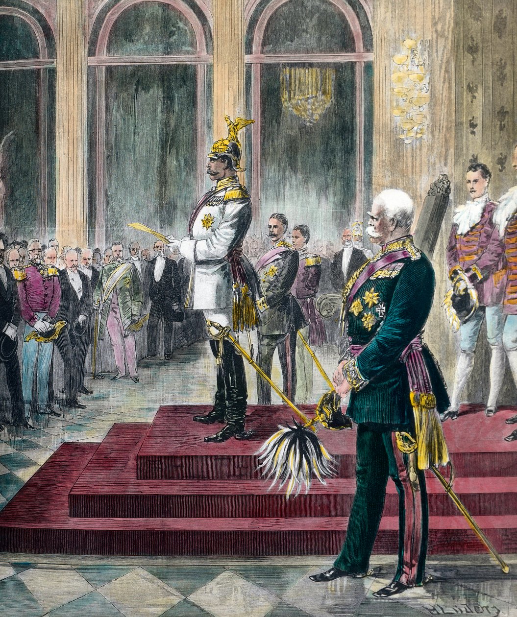 Rigsdagens åbningstale af Vilhelm II den 6. maj af Unknown artist