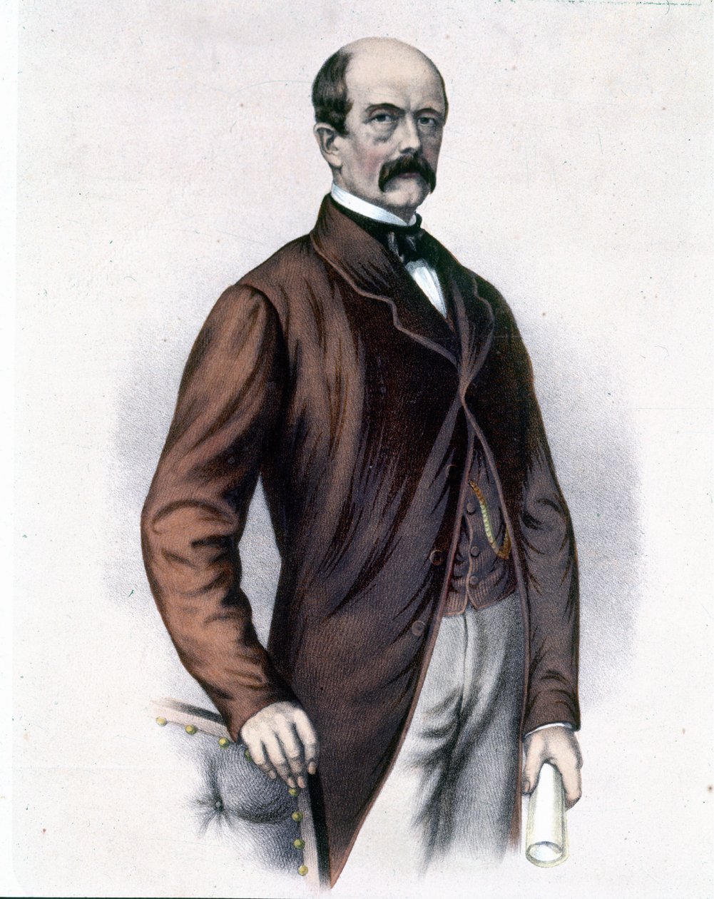 Otto, Prins von Bismarck (1815 - 1898), tysk statsmand. af Unknown artist