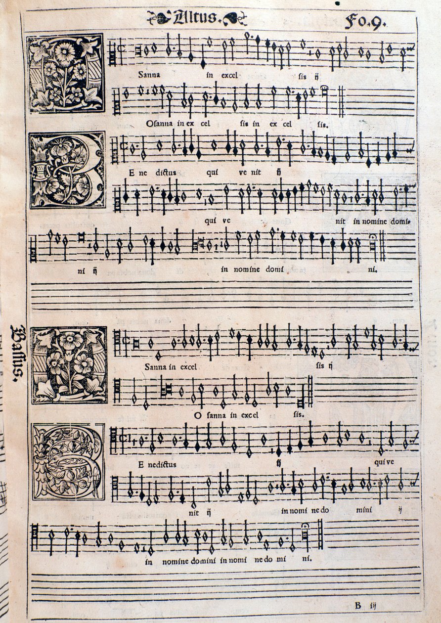 Side fra Bog med Otte Messer (1541) af Unknown artist