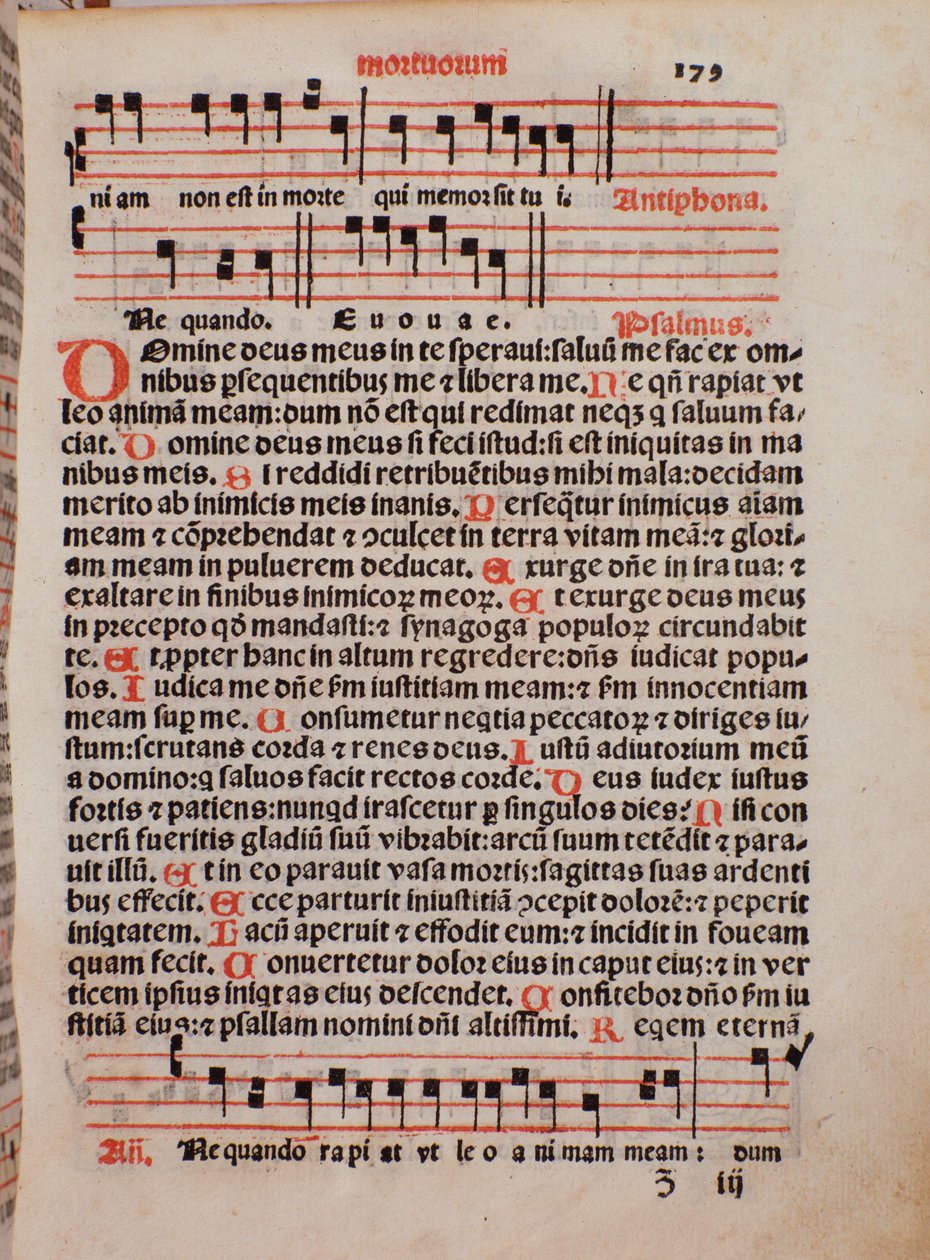 Side af liturgibogen "Liber Sacerdotalis" af Castellini af Unknown artist