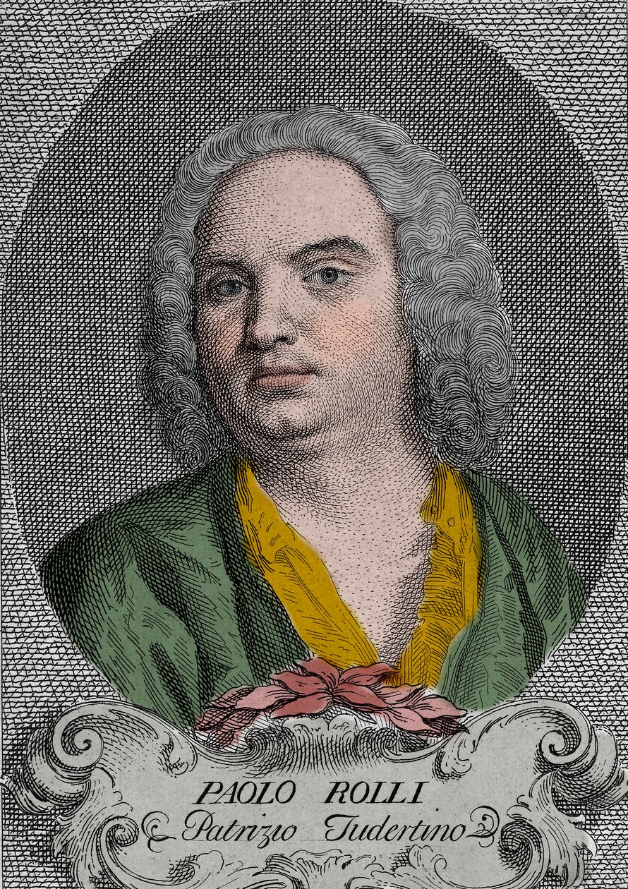 Portræt af Paolo Antonio Rolli (1687-1765), italiensk digter og librettist af italiensk opera fra det 18. århundrede af Unknown artist