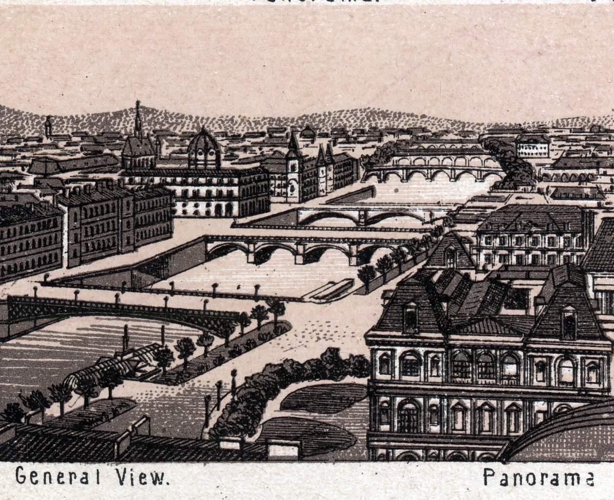Paris, Frankrig: Overblik. i "" Verden illustrerer 168 visninger"" Udateret (slutningen af 1800-tallet) af Unknown artist