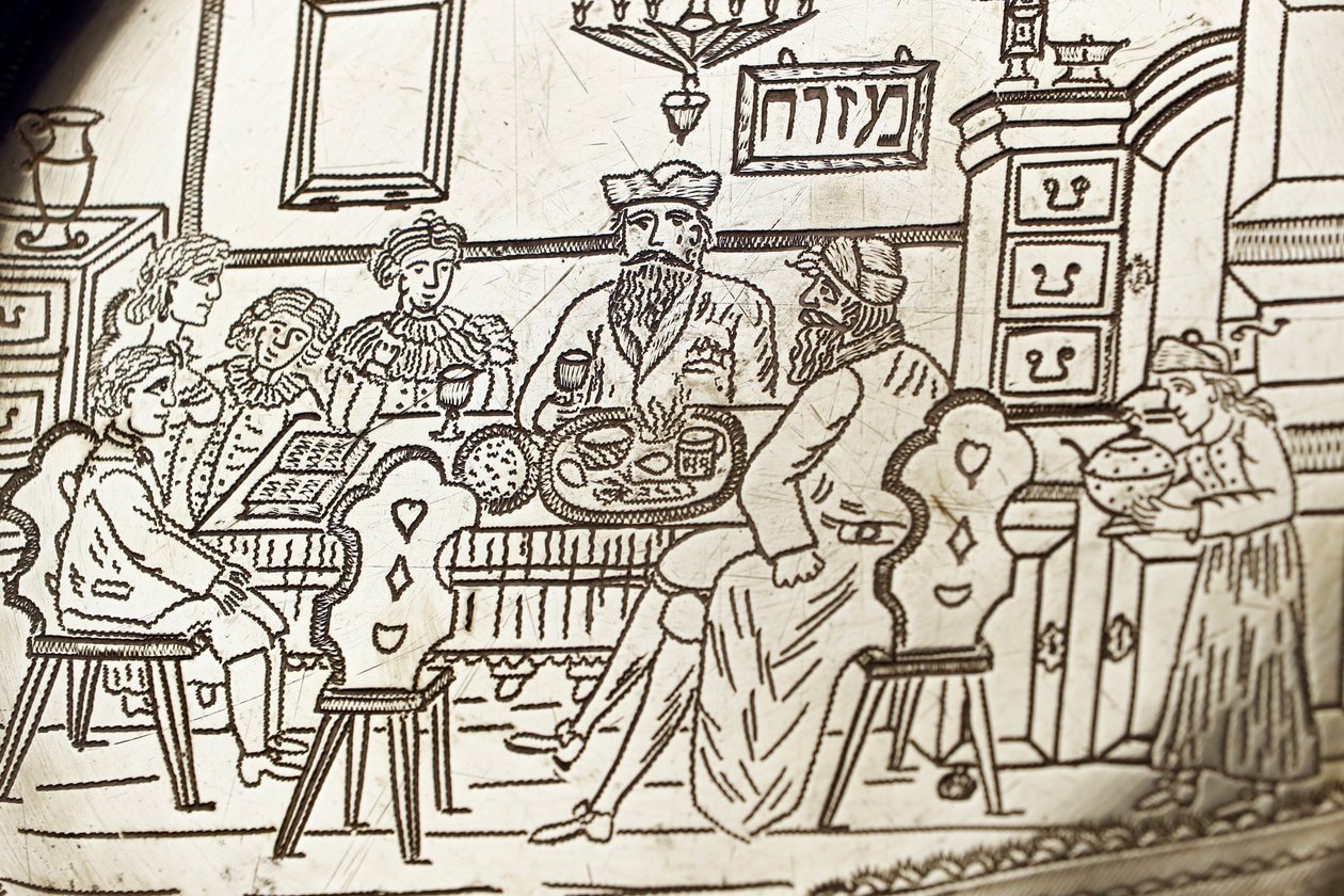 Sedertallerken påske, 1800-tallet af Unknown