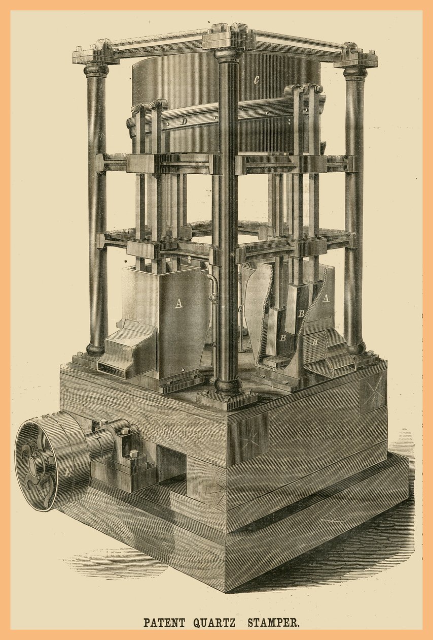 Patent Quartz Stamper af Unknown Artist