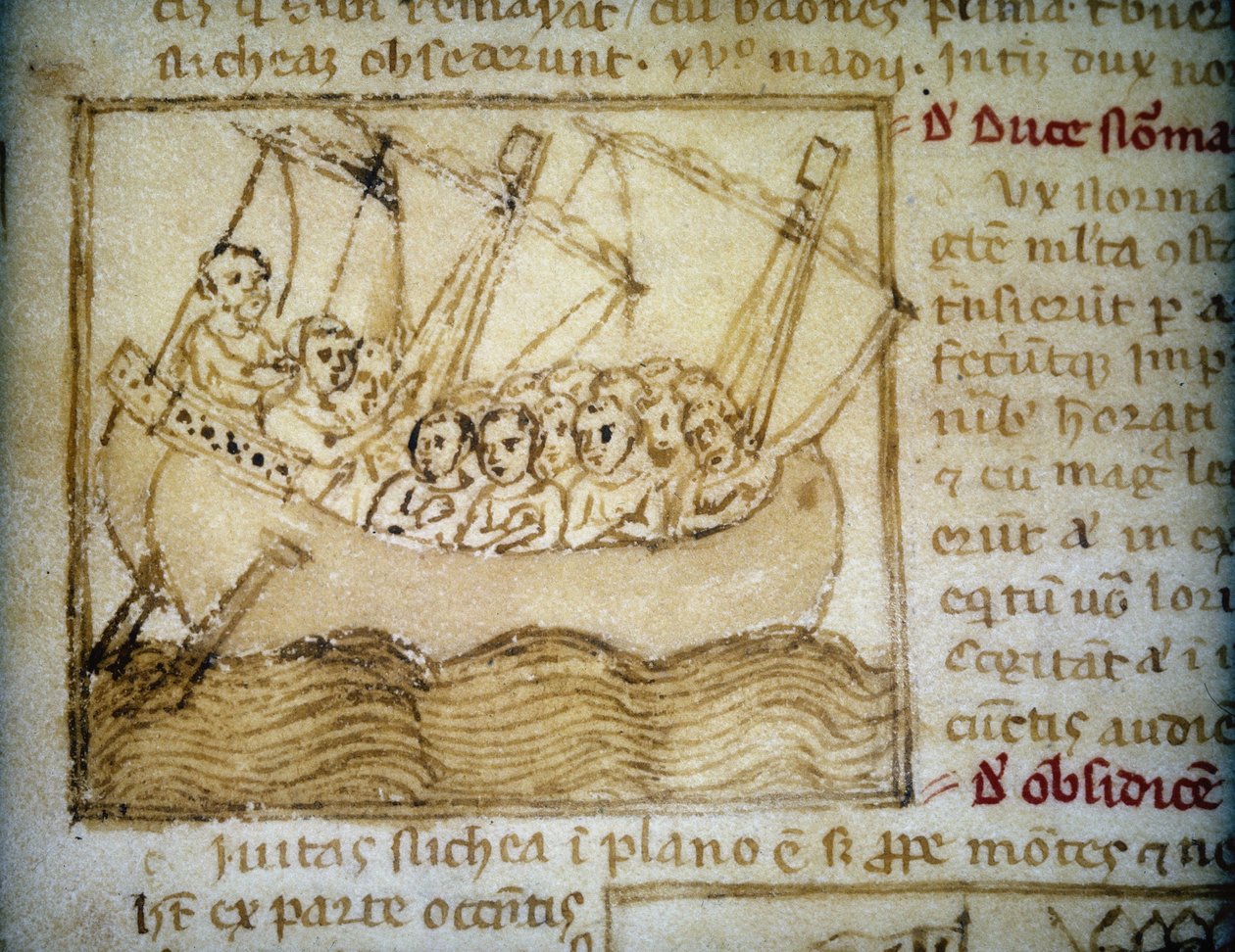 Pilgrimme på rejse til det hellige land - in af Unknown artist