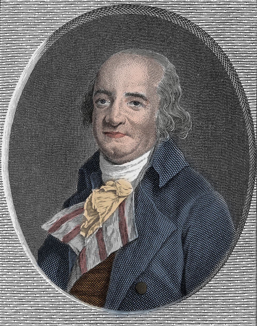 Pierre Samuel du Pont de Nemours (1739-1817) iværksætter og økonom af fransk oprindelse og amerikansk diplomat af Unknown artist