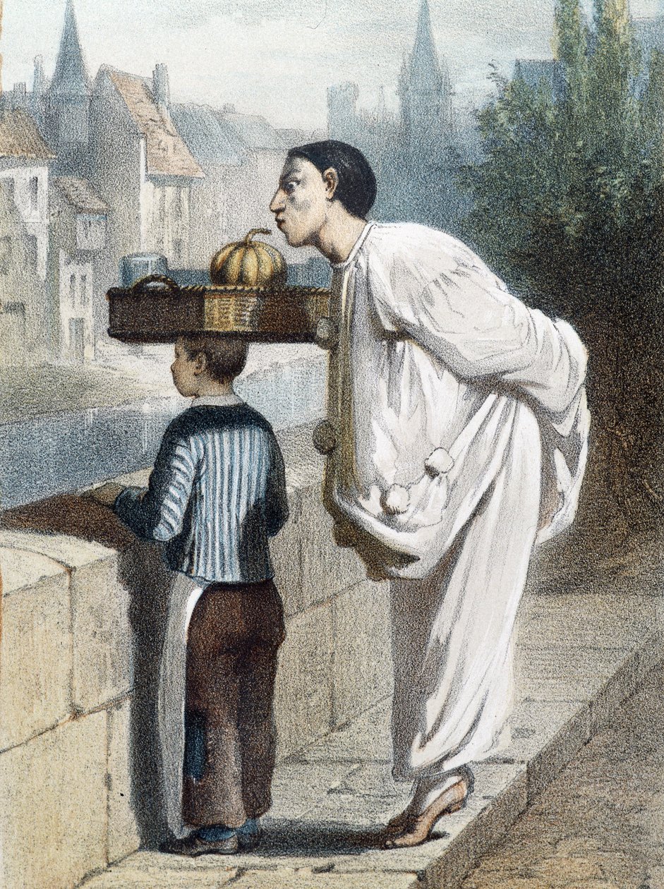 Pjerrot lugter en frugt - a.n.d., slutningen af det 19. århundrede af Unknown artist