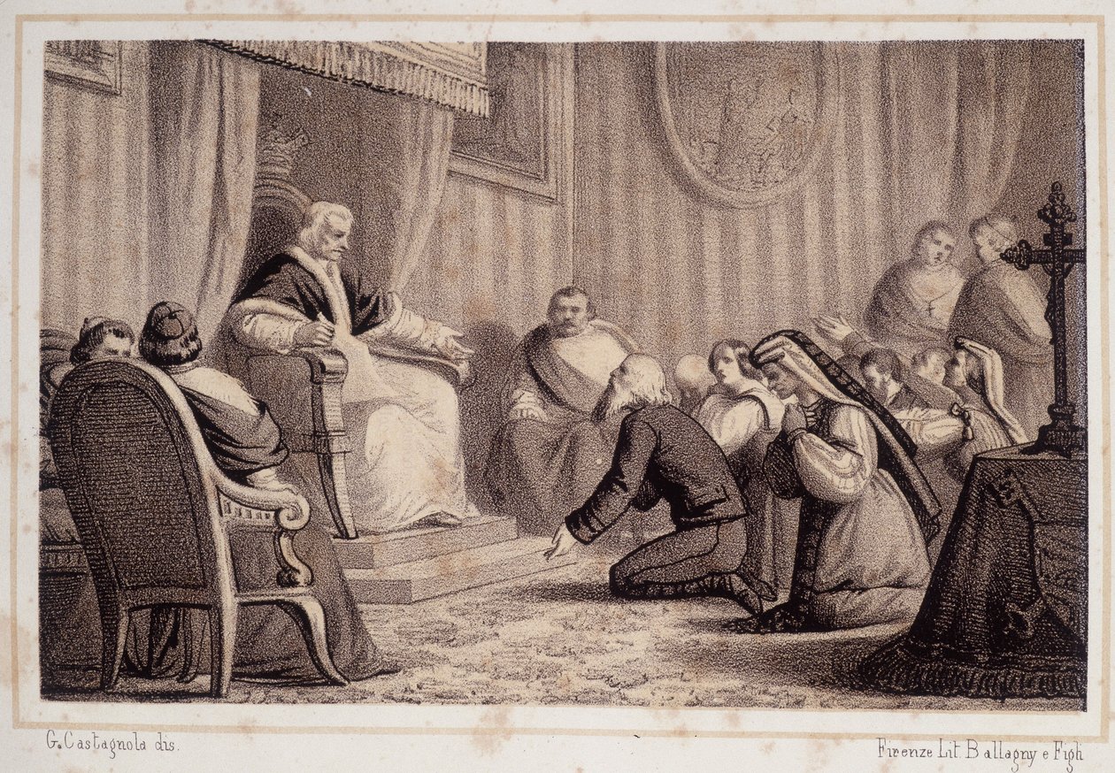 Pius VII (1742 - 1823) tilbagekalder dekretet, der beordrede ødelæggelsen af ​​Sonnino - i "" Storia d