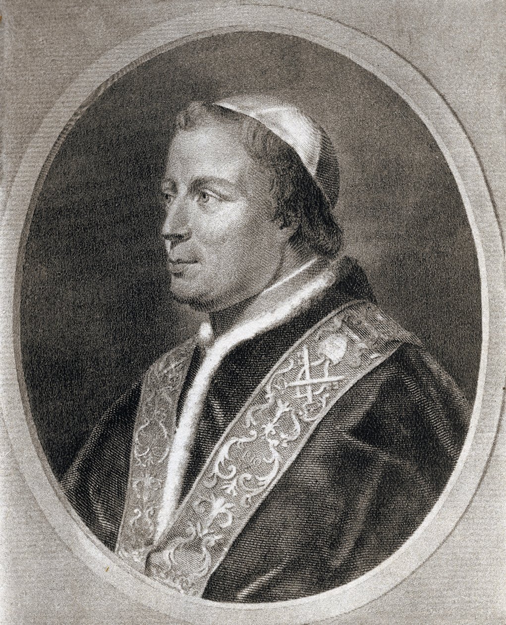 Pave Pius Ix (gravering) af Unknown artist