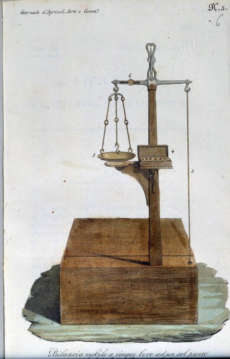 Transportable trapper. Plade taget fra "" Journal of agriculture, arts and techniques "" (Revue d