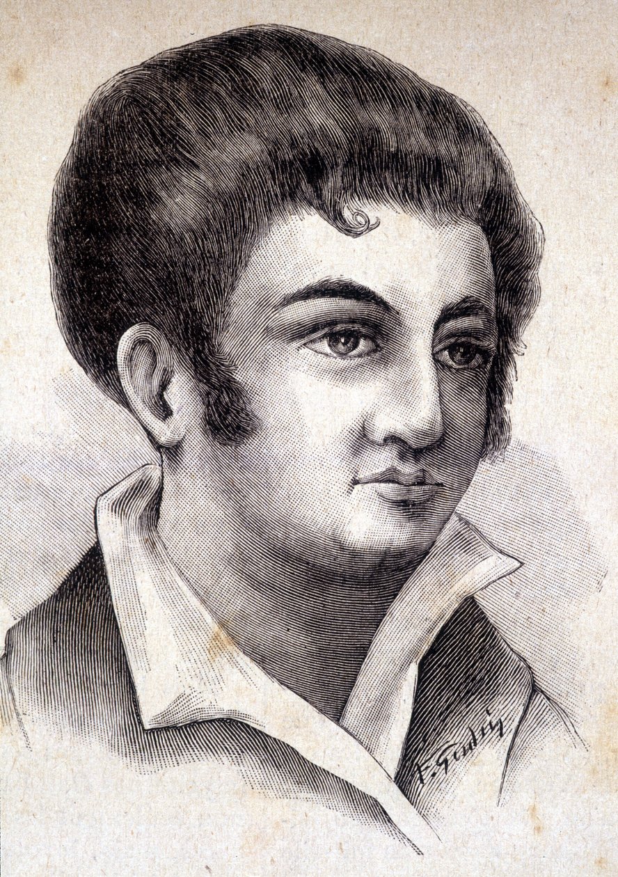 Portræt af Jean Flévée, intim korrespondent for Napoleon I (1767 - 1839) - i "" Les Contemporains", n.d. slutningen af ​​det 19. århundrede. af Unknown artist