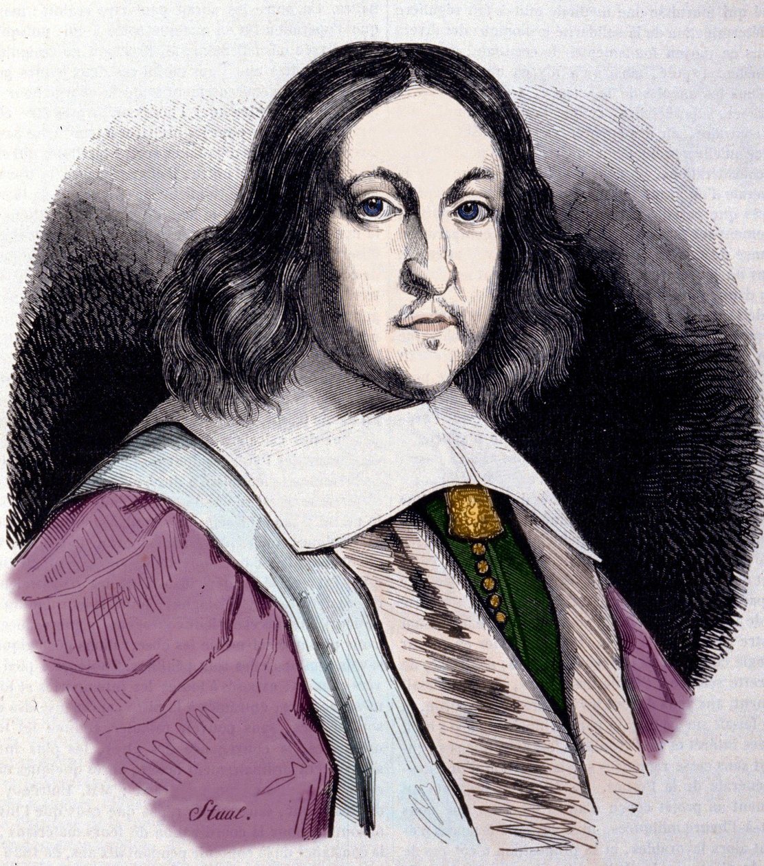 Portræt Pierre de Fermat (1601-1665), fransk matematiker. af Unknown artist