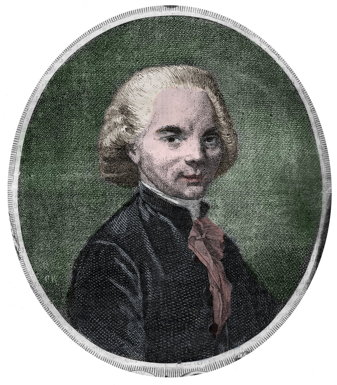 Portræt af Abbe Delille. Jacques Delille, fransk digter og gejstlig (1738-1813). af Unknown artist