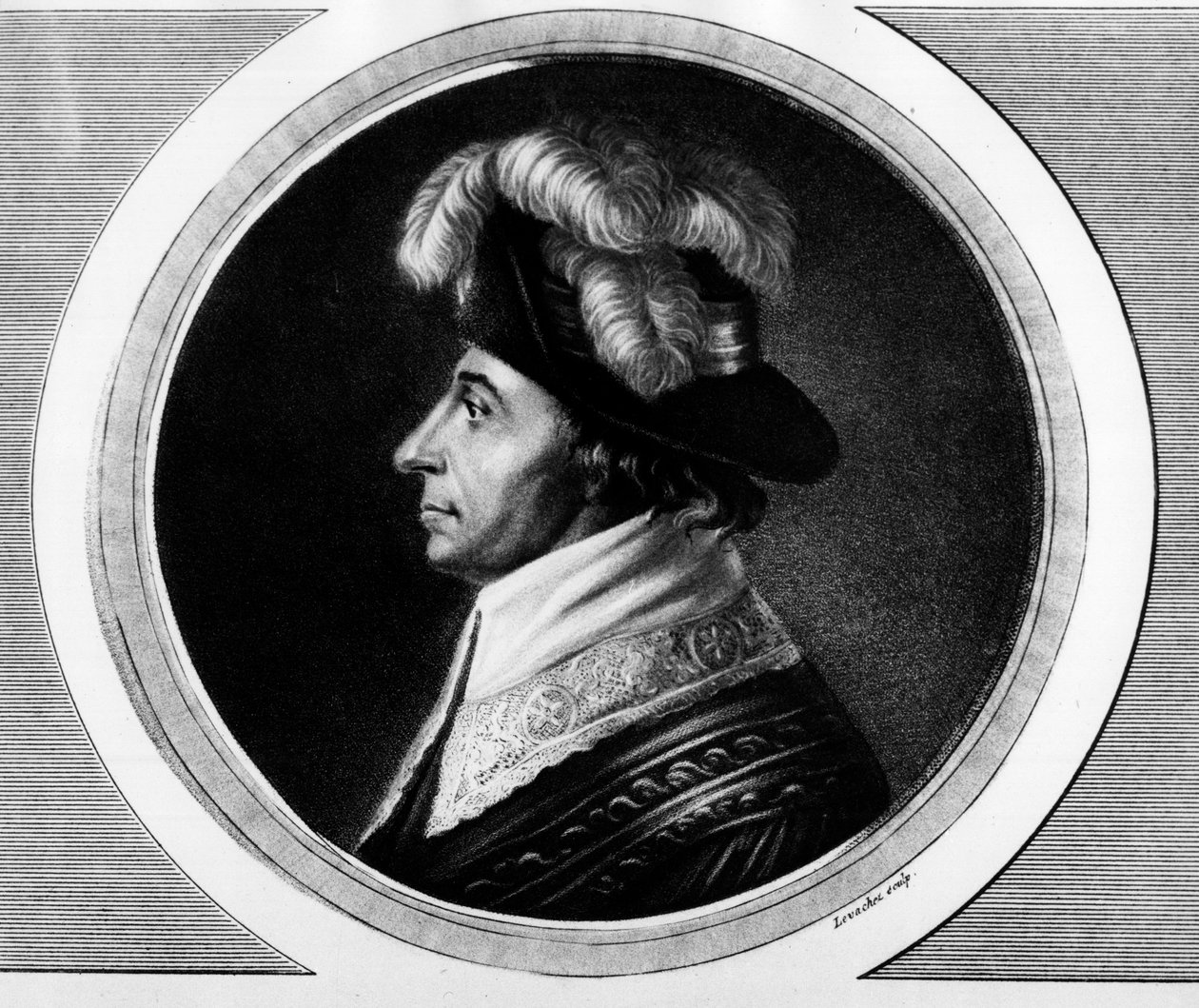 Portræt af Abbe Emmanuel Joseph Sieyes (1748-1836), fransk politiker. Indgravering i "" Komplet samling af historiske malerier fra den franske revolution, i tre bind.""" 1804. af Unknown artist