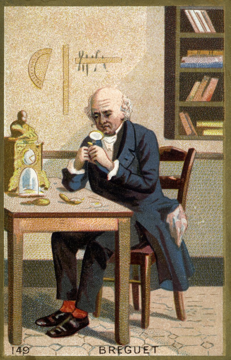 Portræt af Abraham Louis Breguet (1747-1823), fransk urmager. af Unknown artist