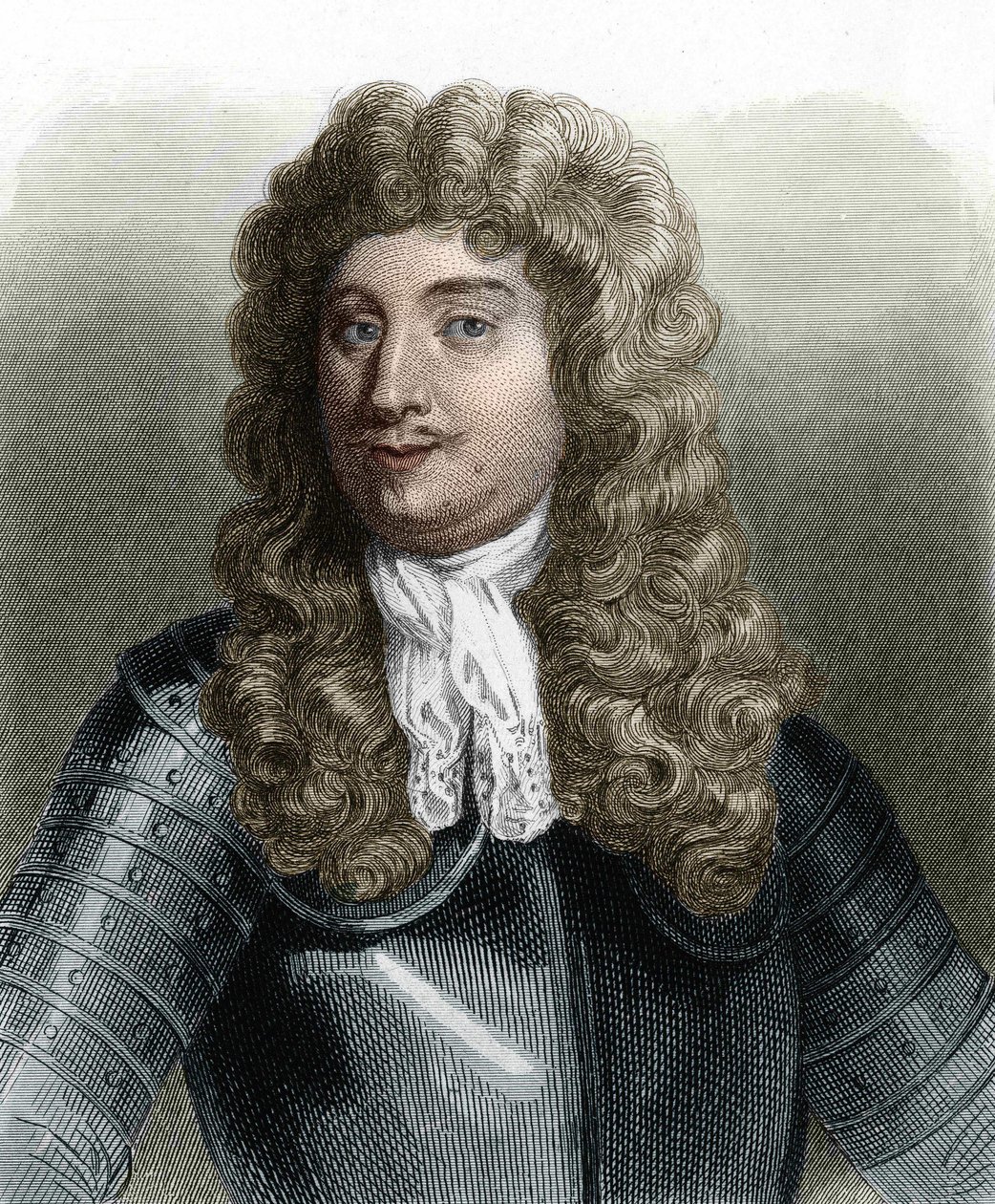 Portræt af Abraham, Marquis Duquesne (1610 - 1688), fransk sømand - i Histoire des Français af Lavallée, stik, nd. af Unknown artist