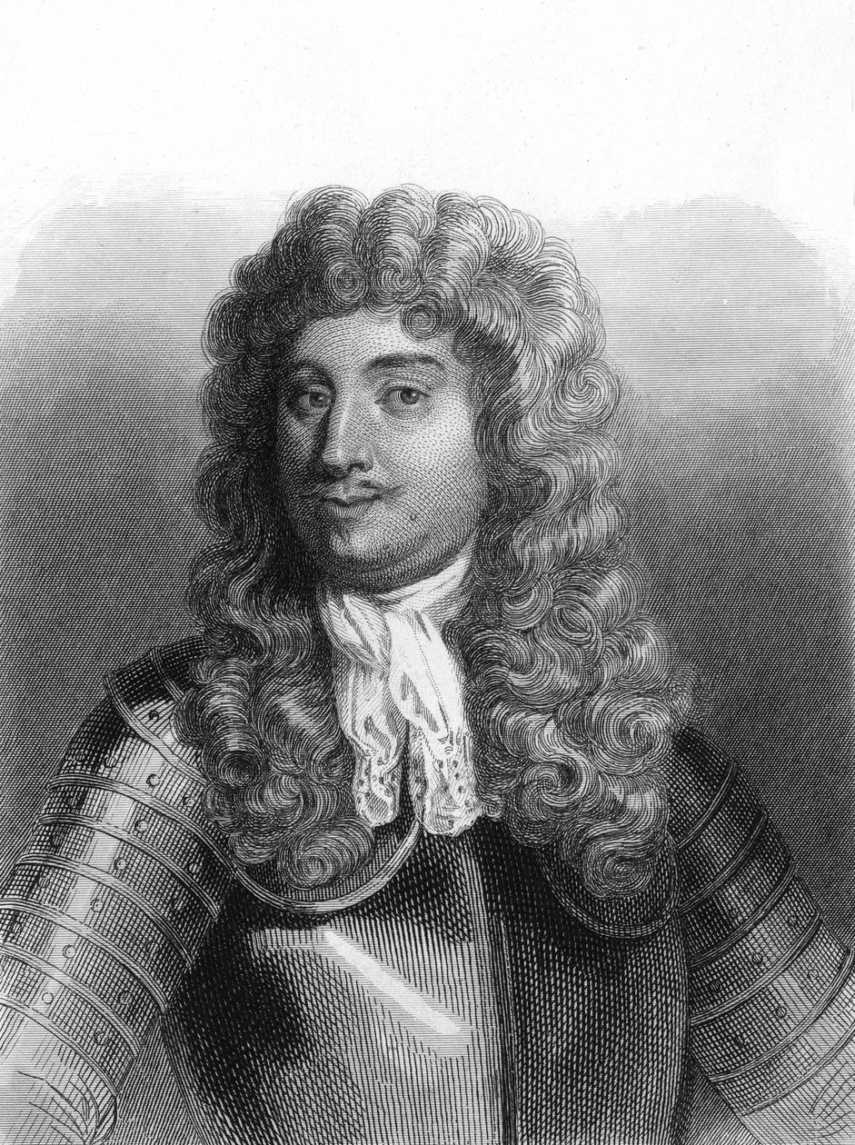 Portræt af Abraham, Marquis Duquesne (1610 - 1688), fransk sømand - i "Histoire des Français"" af Lavallée, stik, sd. af Unknown artist